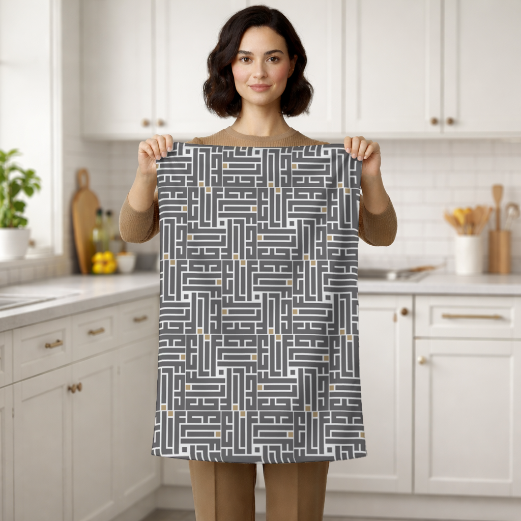 Kufi yazı- Elif Hand Towel