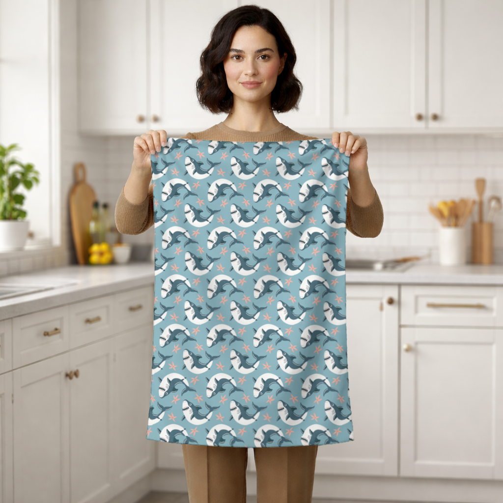 Smiling Shark Hand Towel