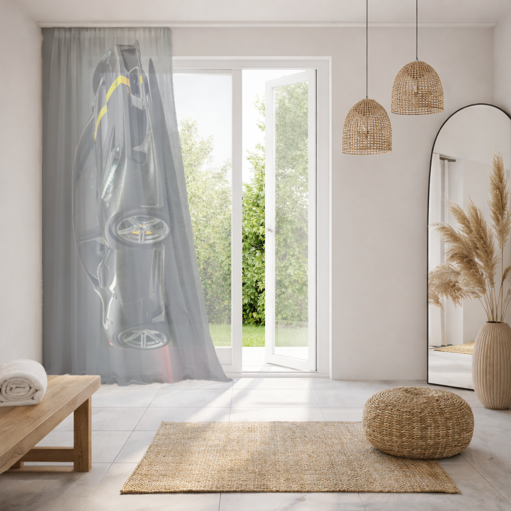 Ferrari 458 Italia Special Carbon Fiber Edition Sheer Curtain