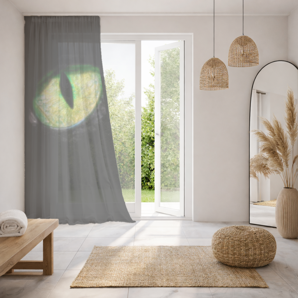 Panter gözü. Tül Perde