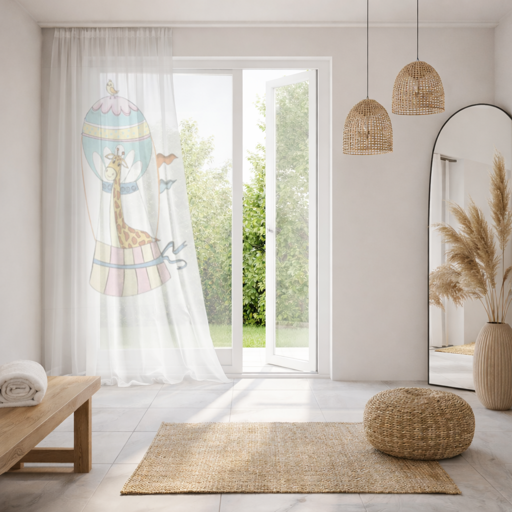 Özgür Zürafa Sheer Curtain
