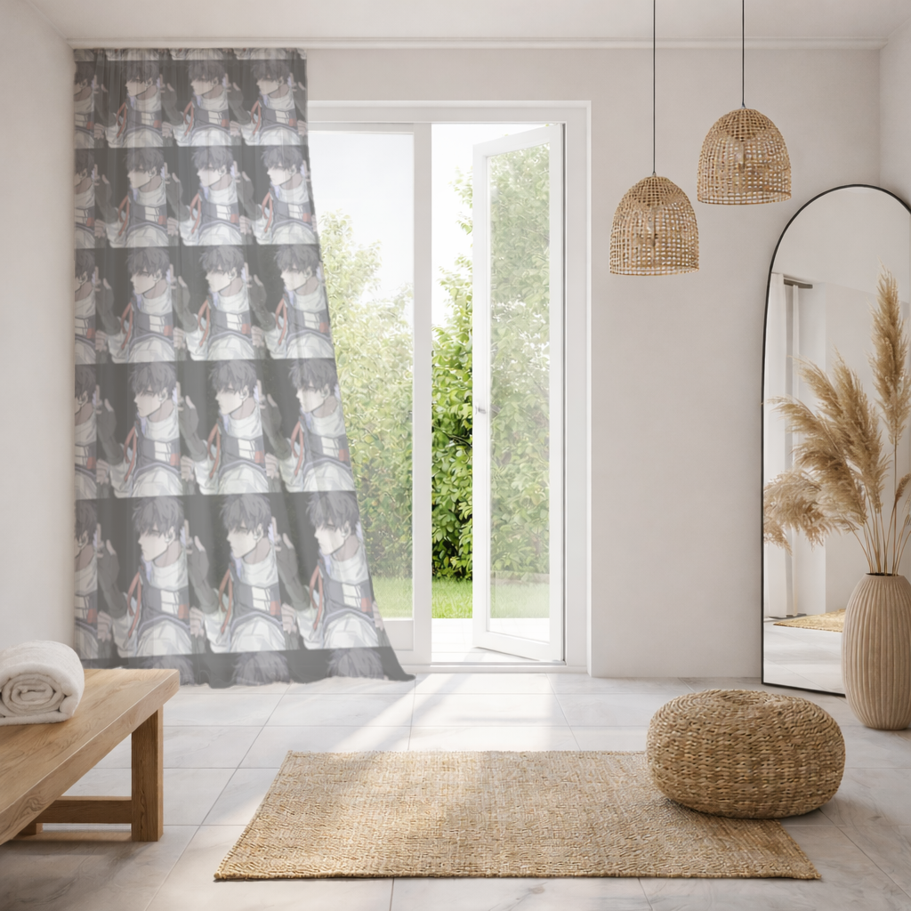 ISO VALORANT Sheer Curtain