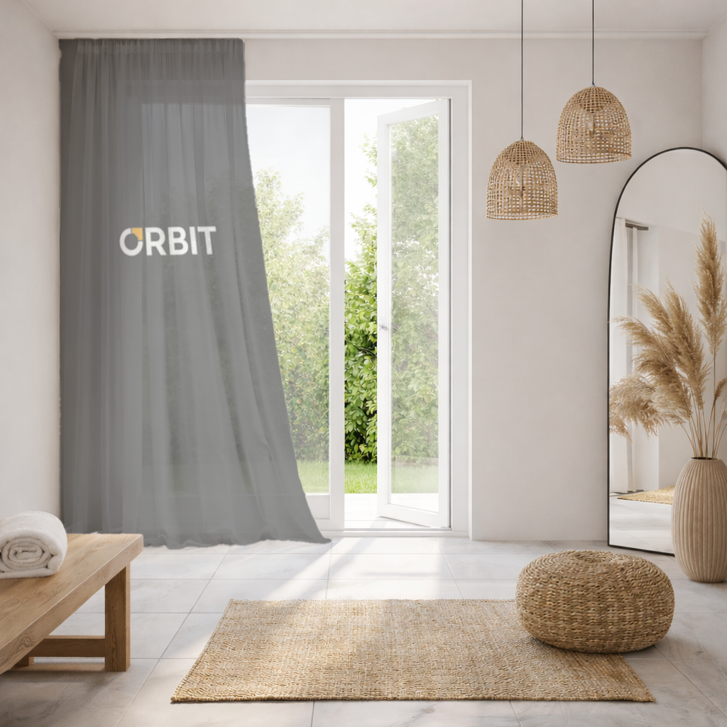Orbit Logo Tül Perde