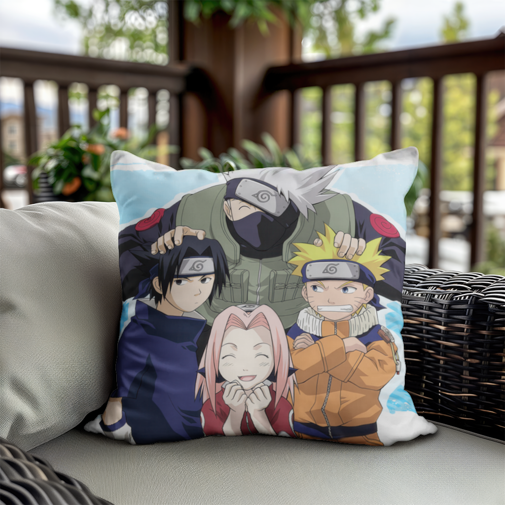 Naruto Team 7  The Legacy of Konoha Decorative pillow cover