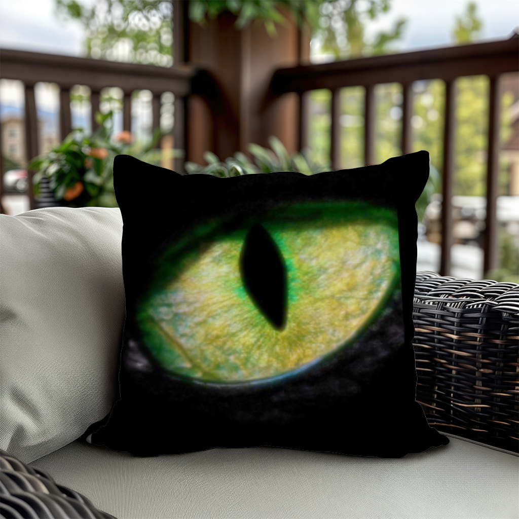 Phanter eye. Decorative pillow cover