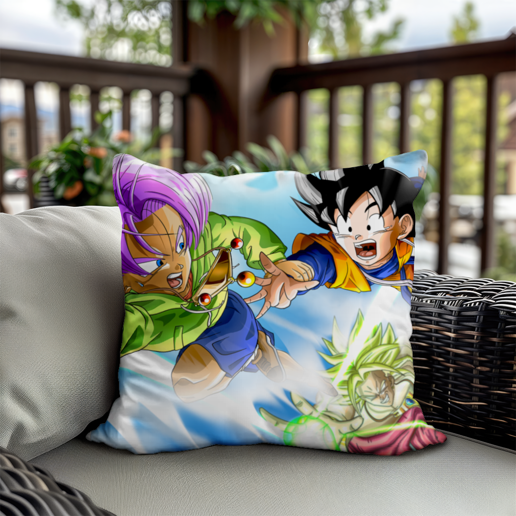 Energy Blast Anime Sky Battle Decorative pillow cover