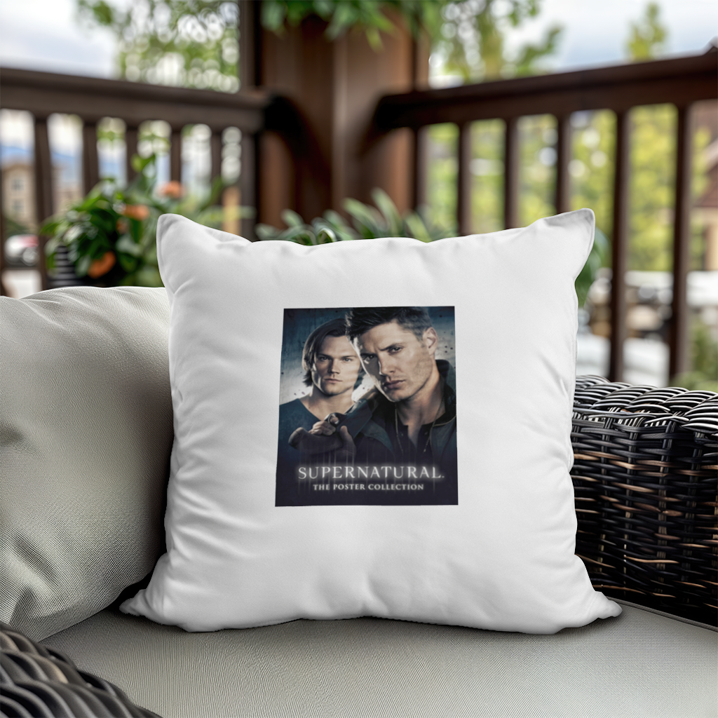 Supernatural Tasarım Dekoratif Kırlent Kılıfı