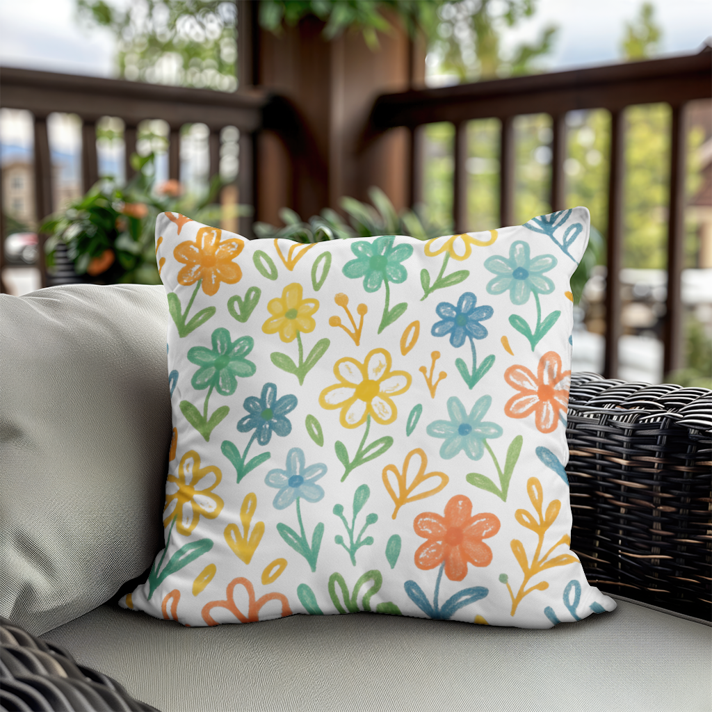 Colorful Boho Wildflowers 