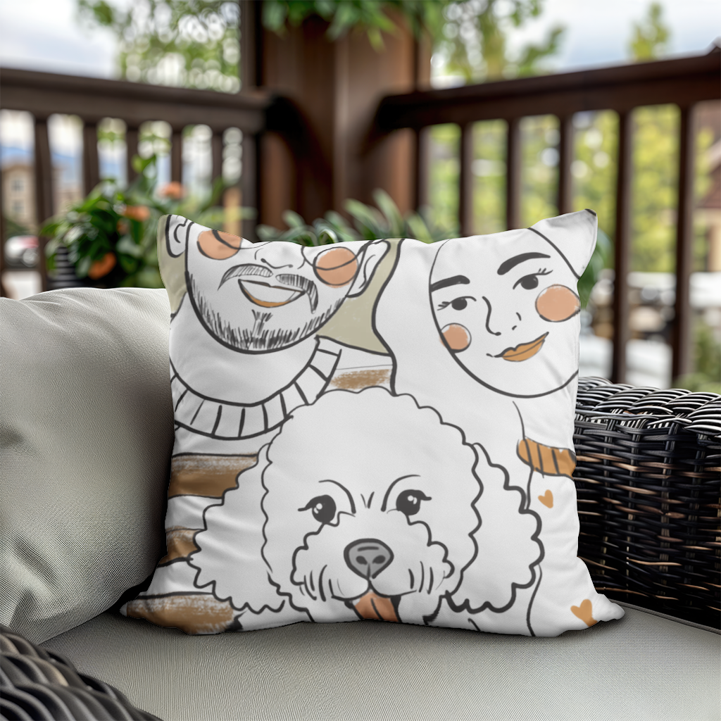 Our Family Decorative pillow cover