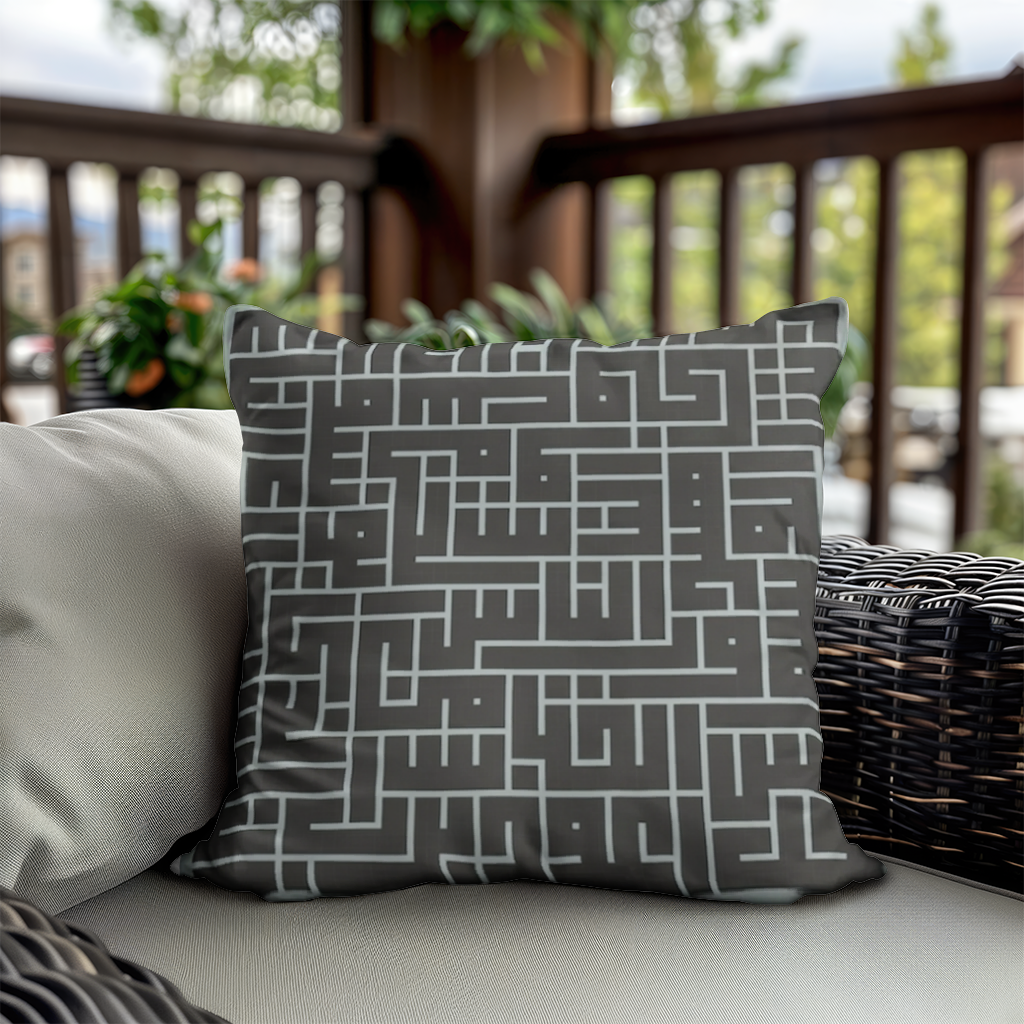 calligraphy Decorative pillow cover