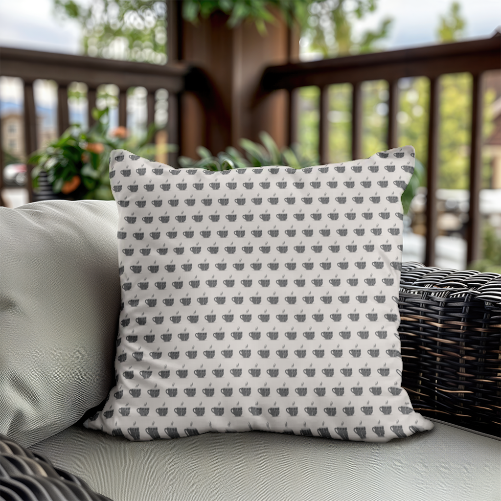 coffee cup Decorative pillow cover