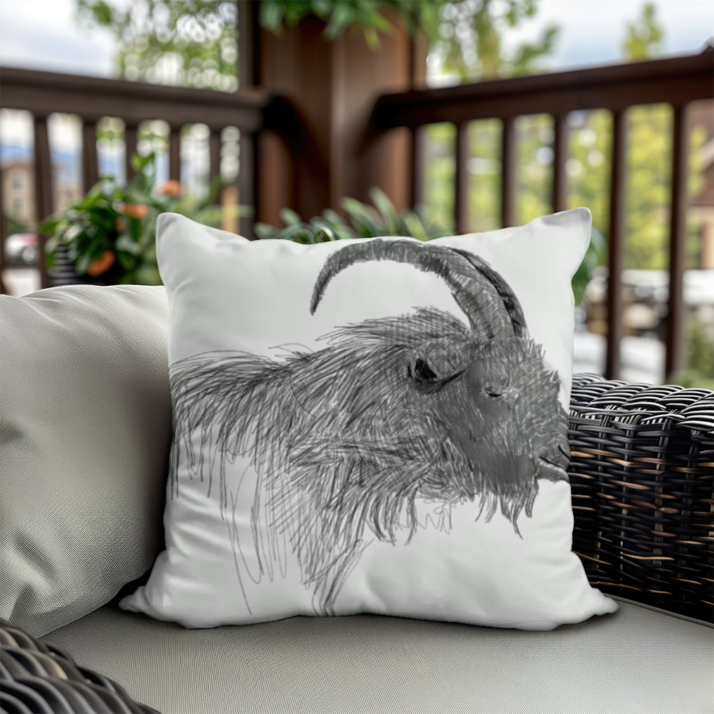 Goat Decorative pillow cover
