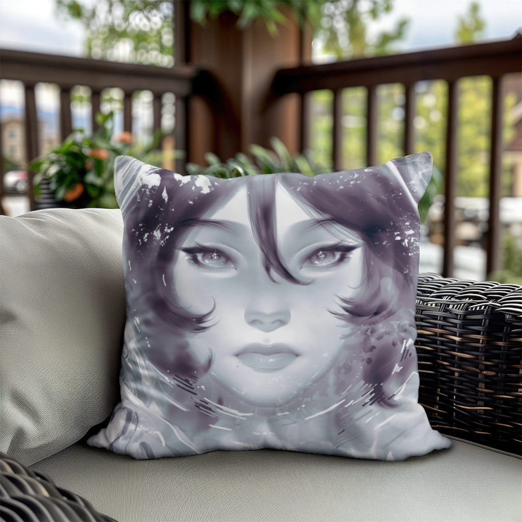 Lacin Figure Portrait Decorative pillow cover