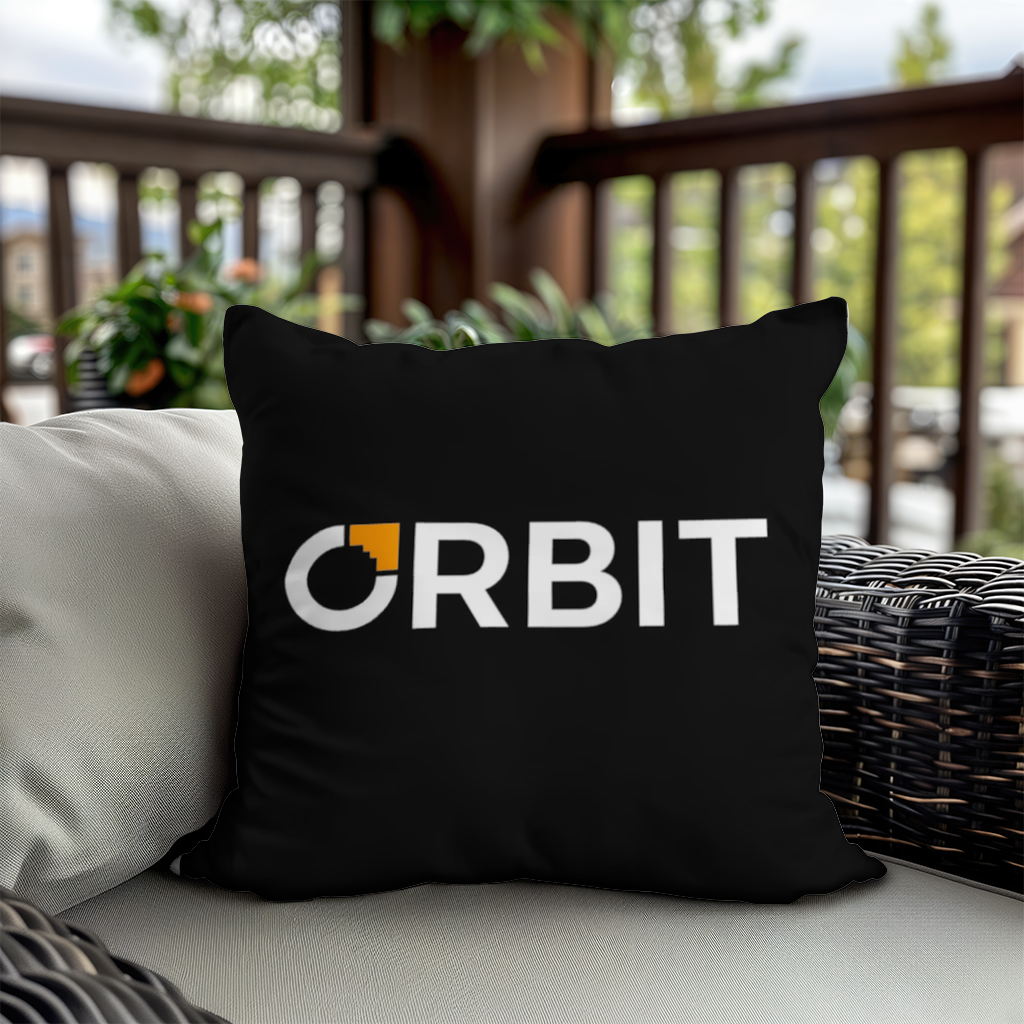 Orbit Logo Dekoratif Kırlent Kılıfı