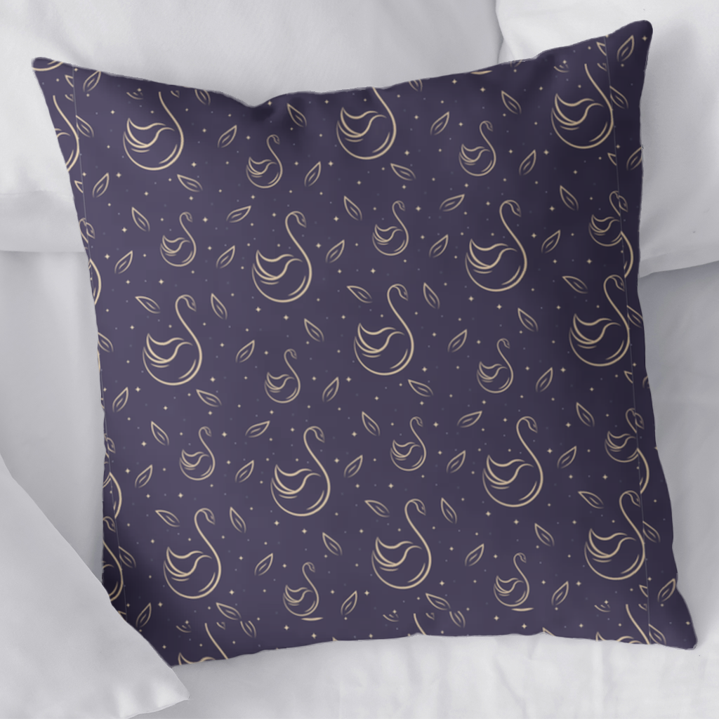 kuğu pattern deseni Decorative pillow cover
