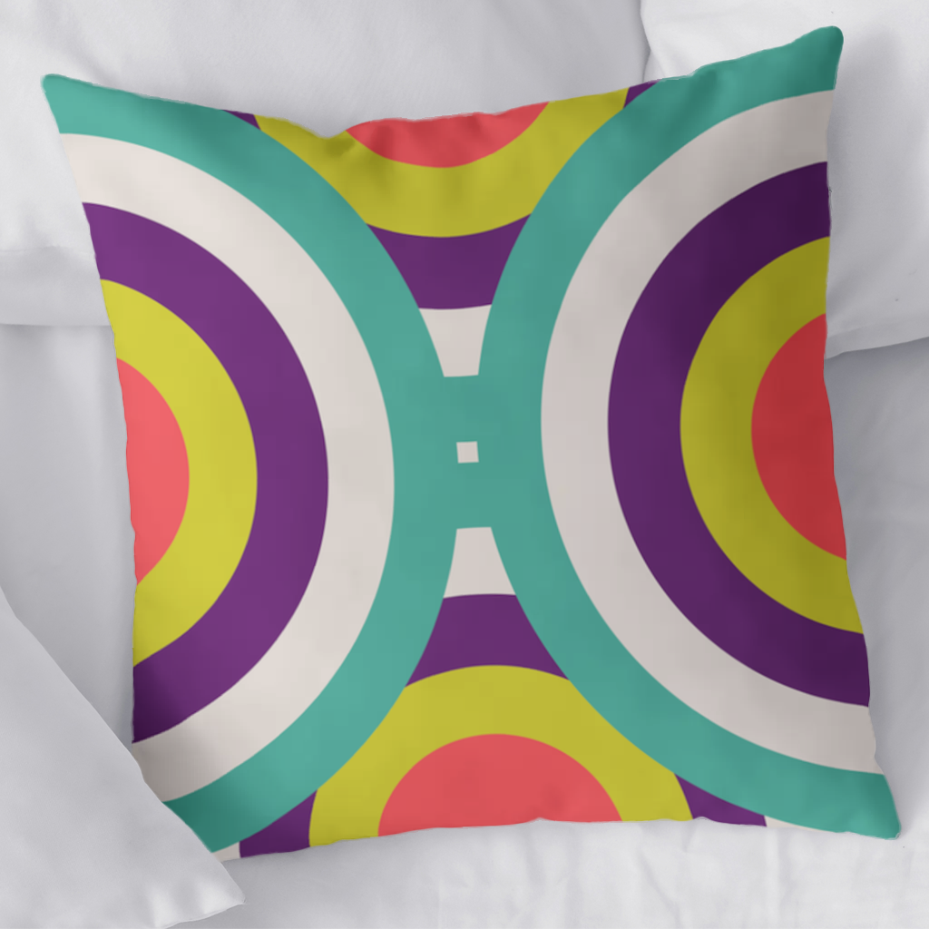 Colorful Geometric Circle Pattern 