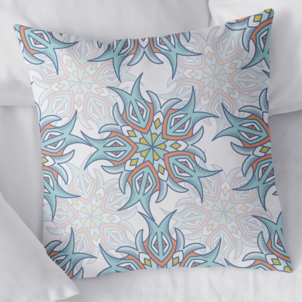 An abstract visual Decorative pillow cover