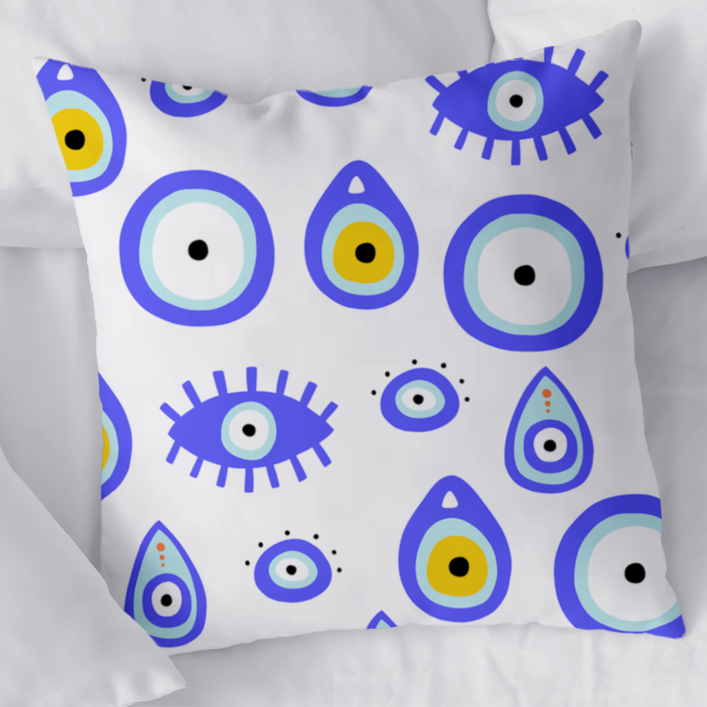 Evil Eye Pattern Decorative pillow cover