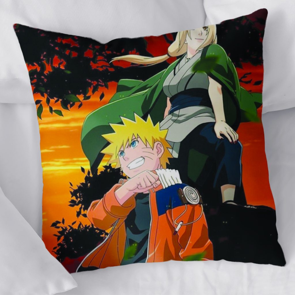 Orange Jacket Warrior Red Sunset Decorative pillow cover