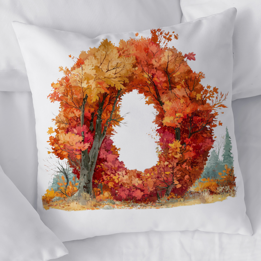 Autumn Leaf Letter O 