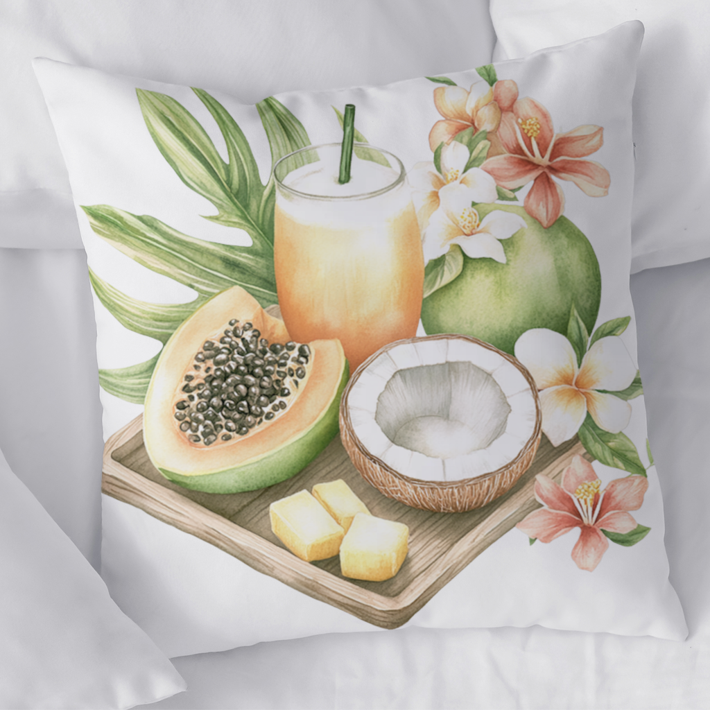 Tropical Papaya and Coconut Juice