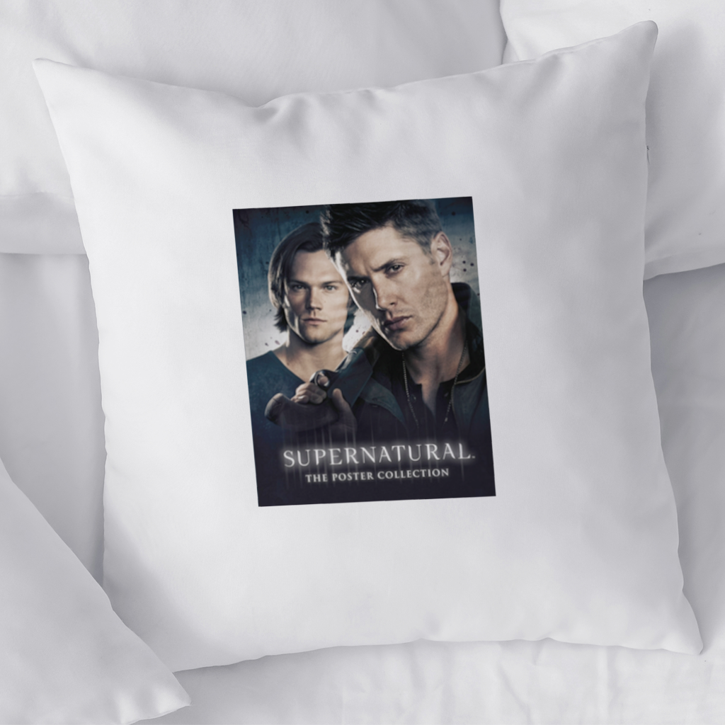 Supernatural Tasarım Dekoratif Kırlent Kılıfı