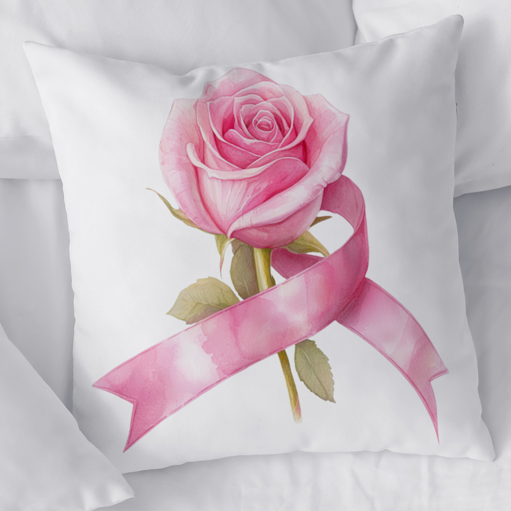 Breast Cancer Awareness Pink Rose 