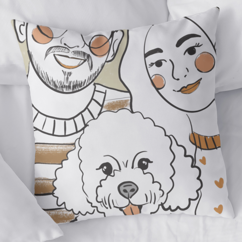 Our Family Decorative pillow cover