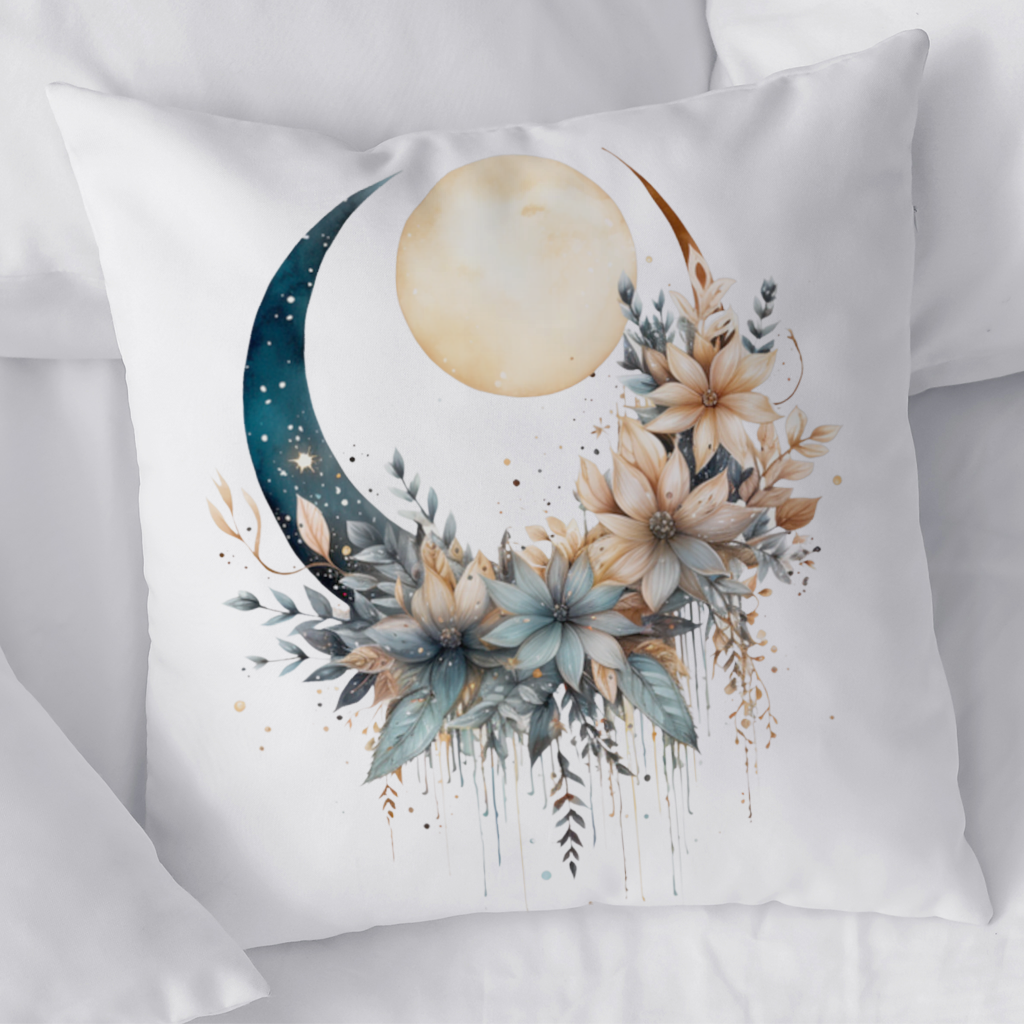 Celestial Boho Moon Floral 