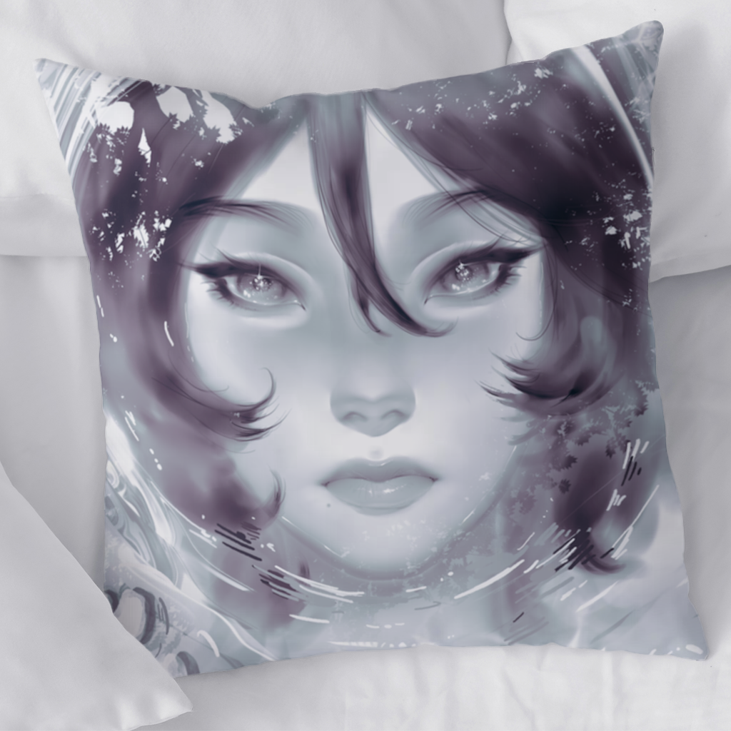 Lacin Figure Portrait Decorative pillow cover