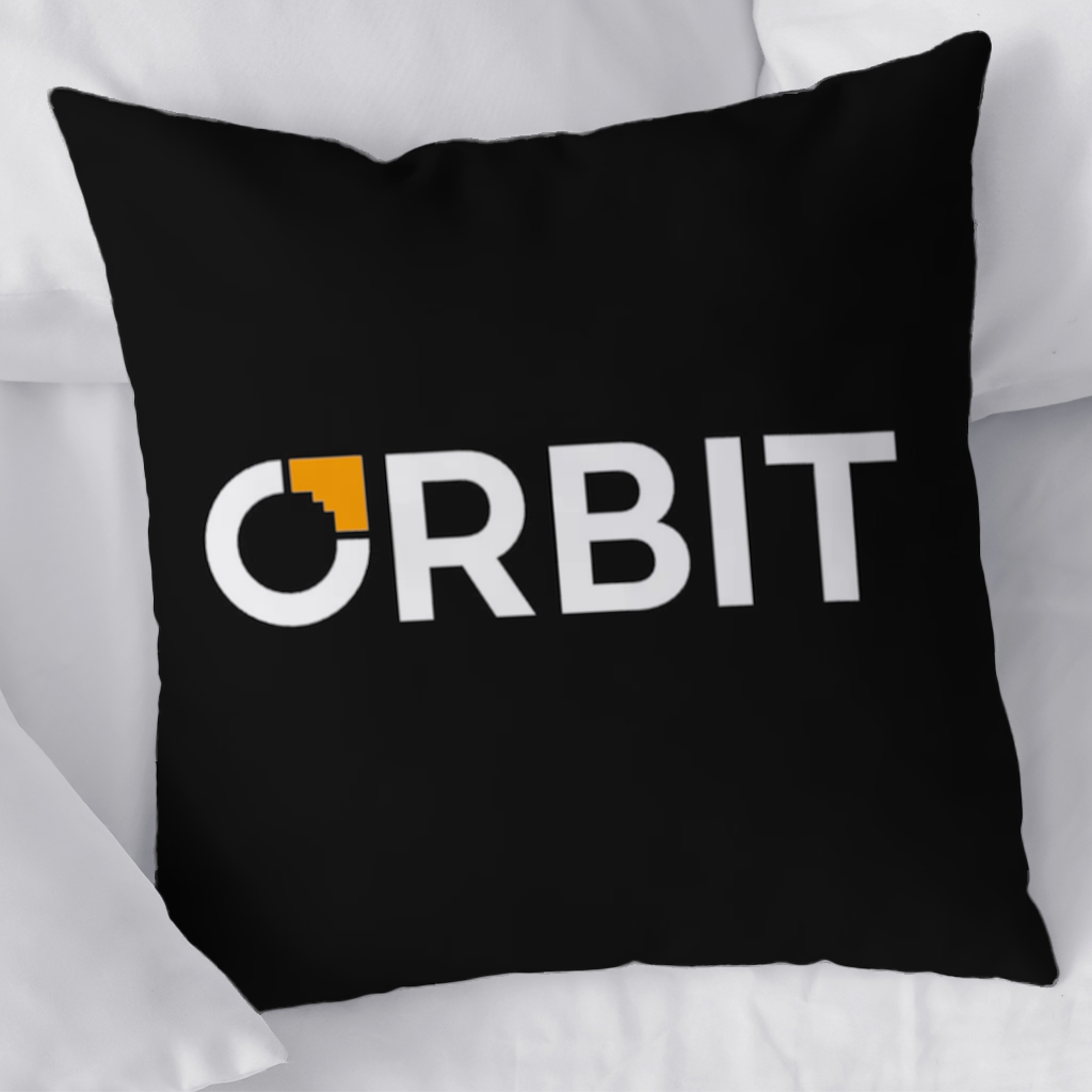 Orbit Logo Dekoratif Kırlent Kılıfı