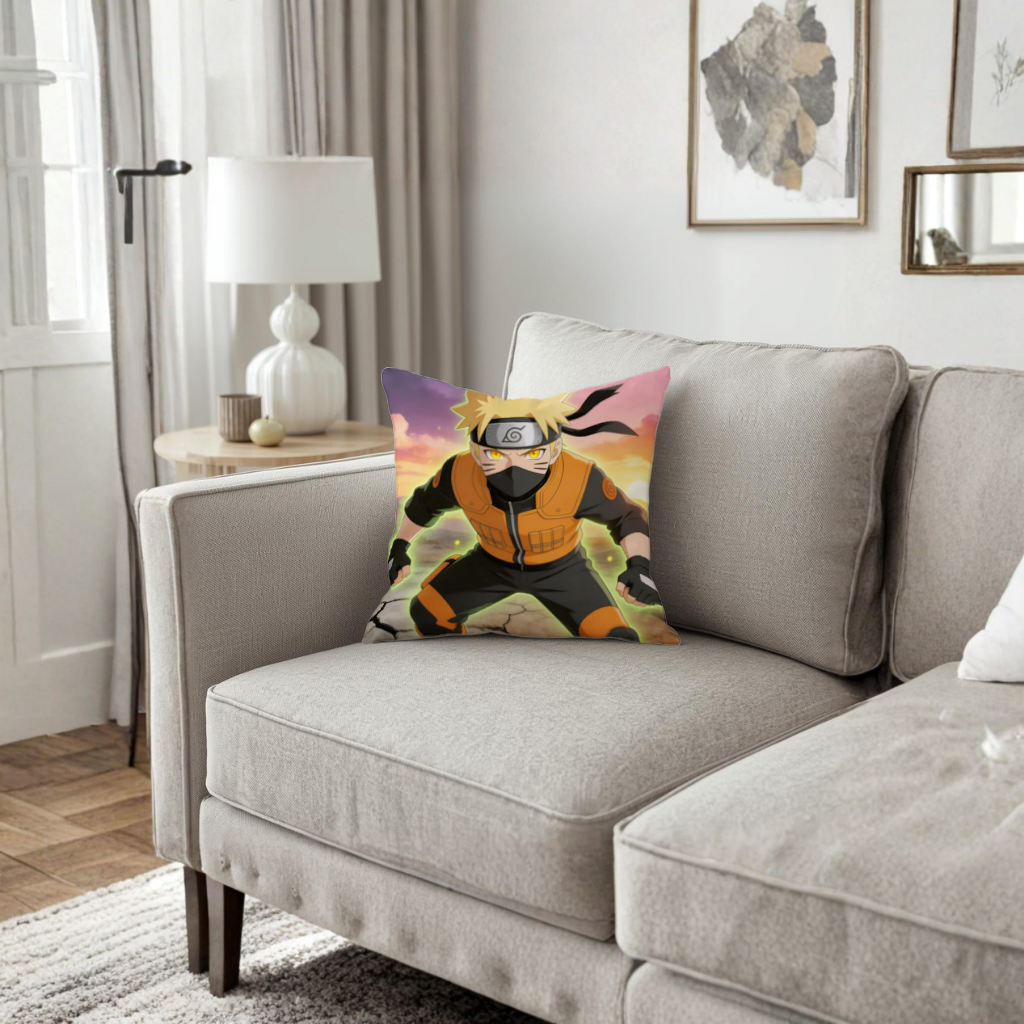 Naruto Sage Mode Power Awakening Decorative pillow cover