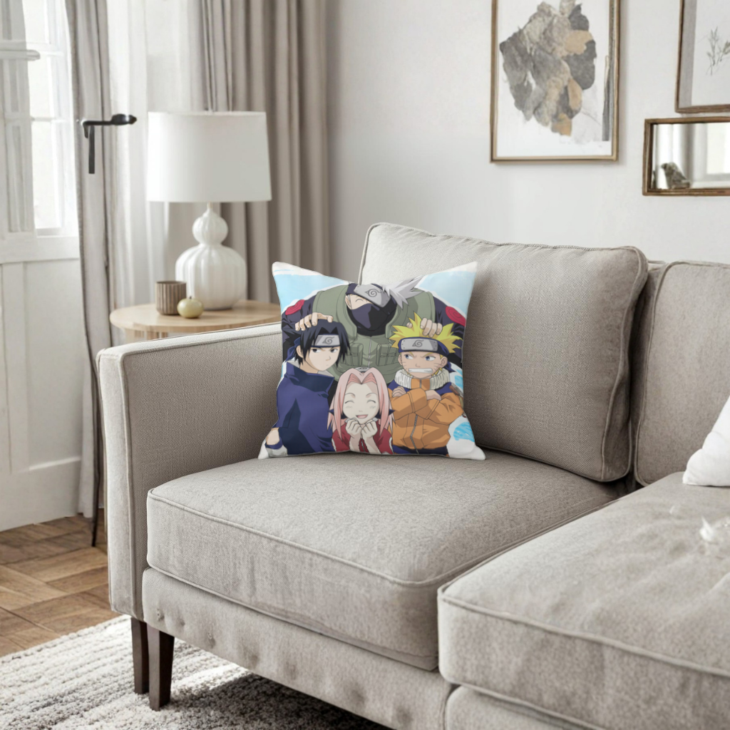 Naruto Team 7  The Legacy of Konoha Decorative pillow cover
