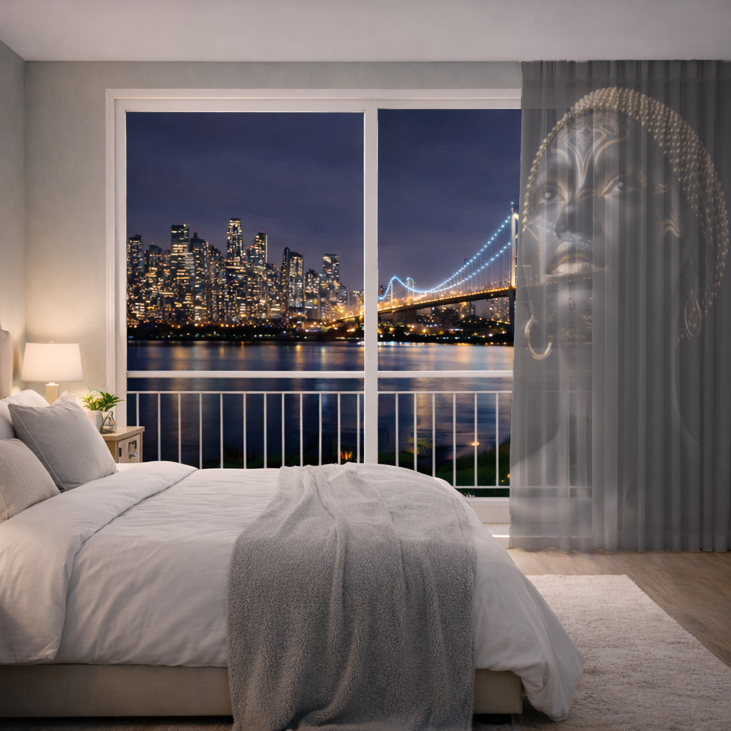 Gold Afrofuturistic Black Woman 