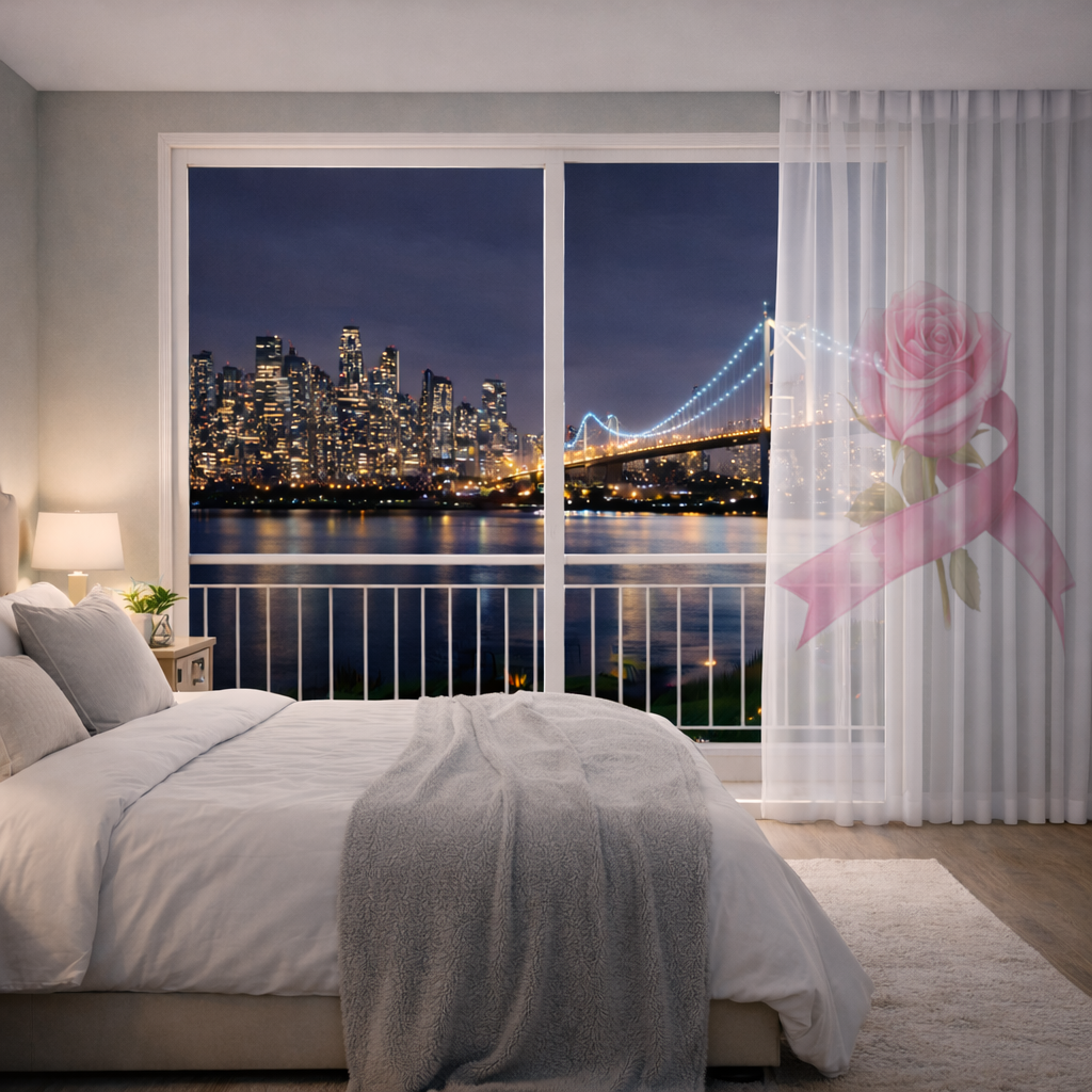 Breast Cancer Awareness Pink Rose 