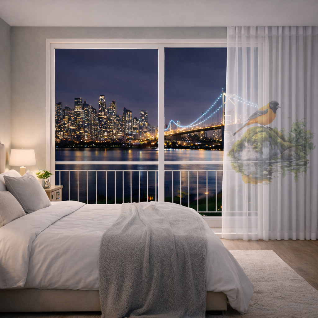 Orange Baltimore Oriole Bird 