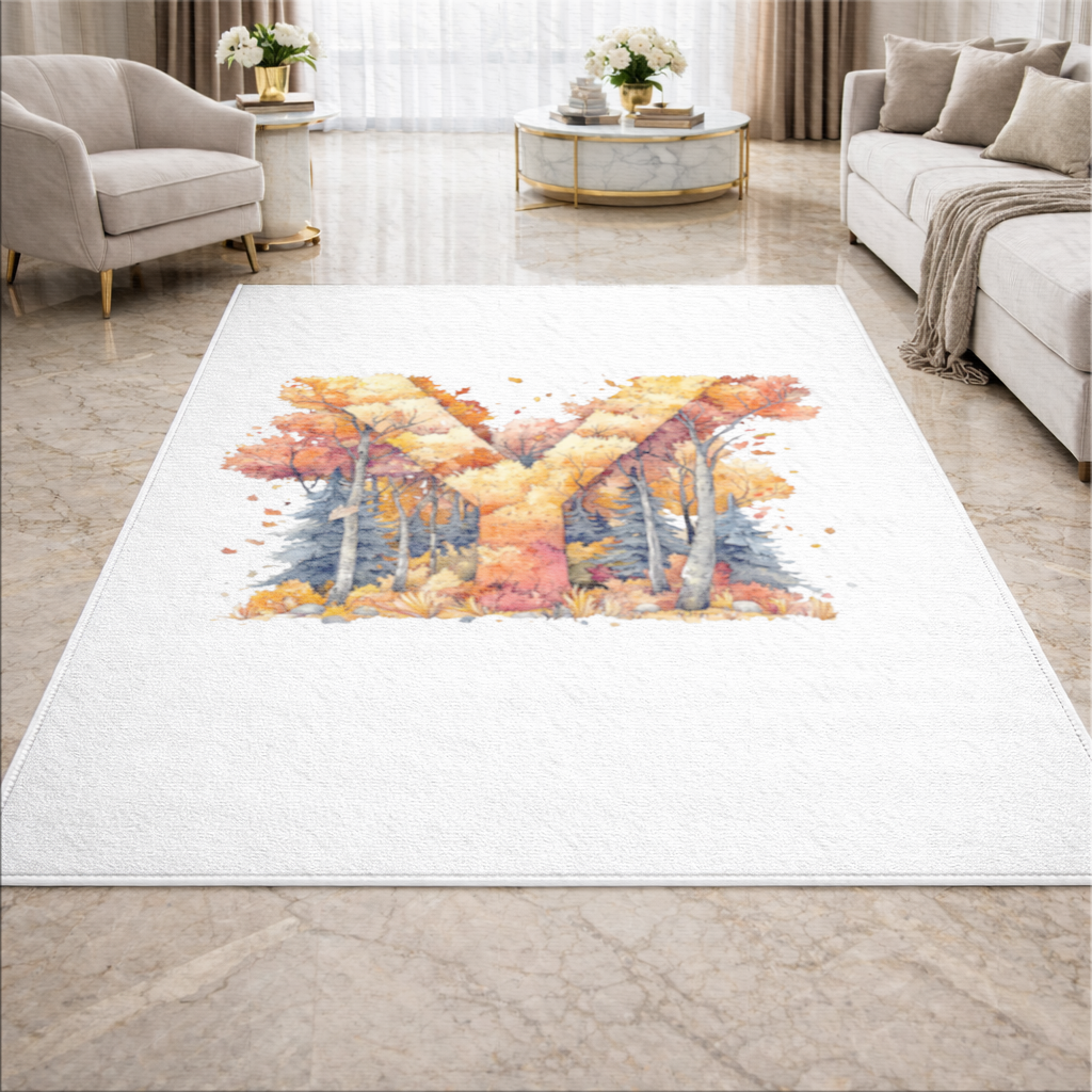 Autumn Forest Letter Y Living room carpet
