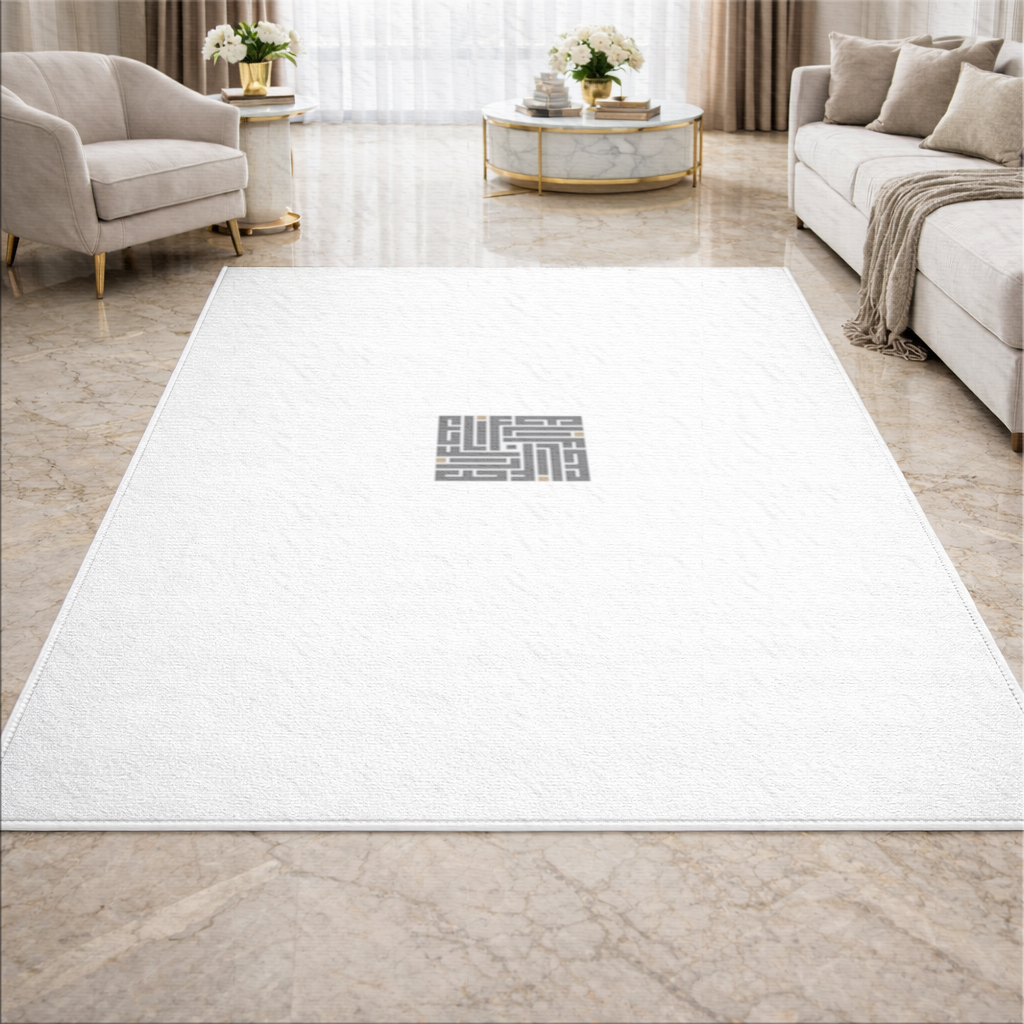 Kufi yazı- Elif Living room carpet