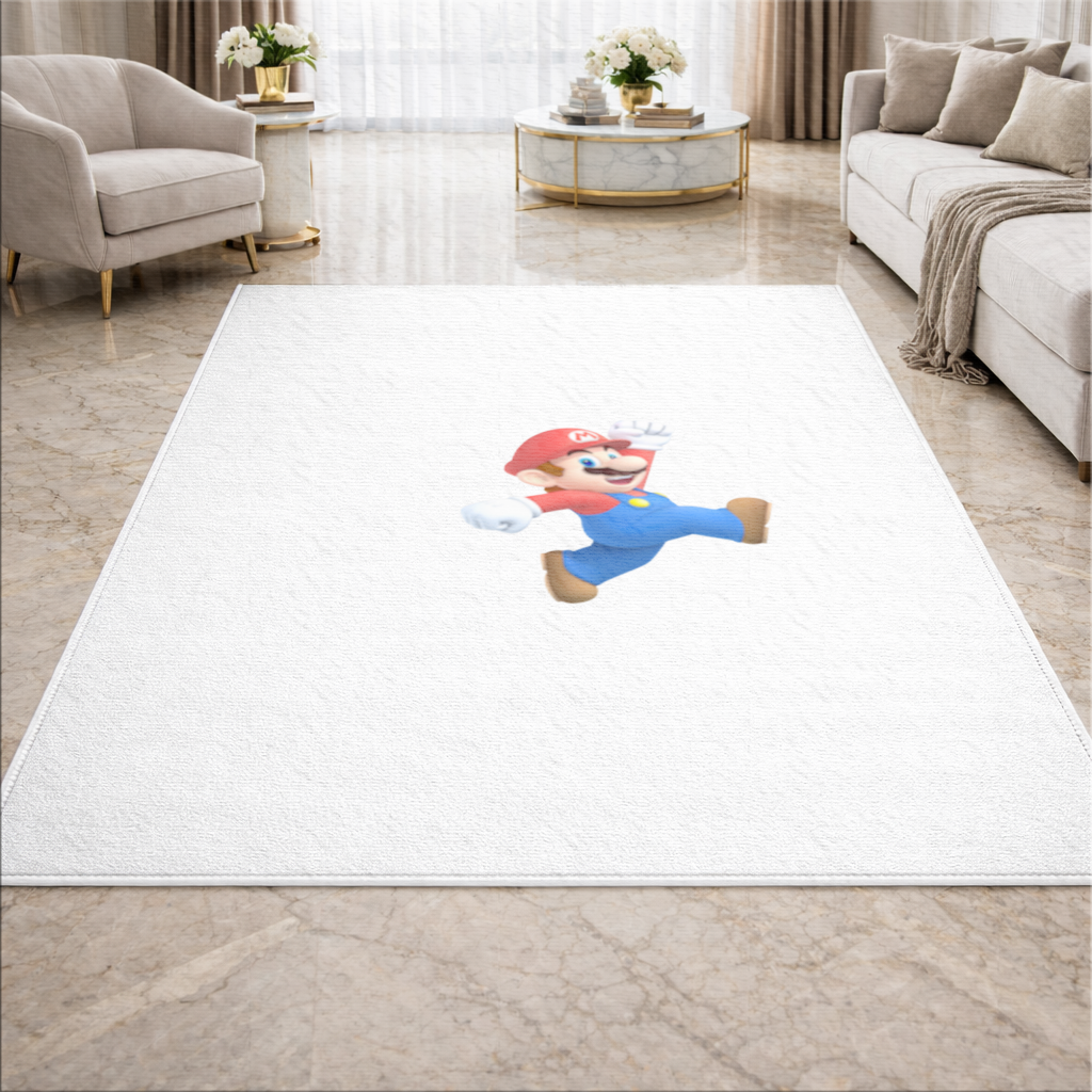 Retro Pixel Hero Design Living room carpet