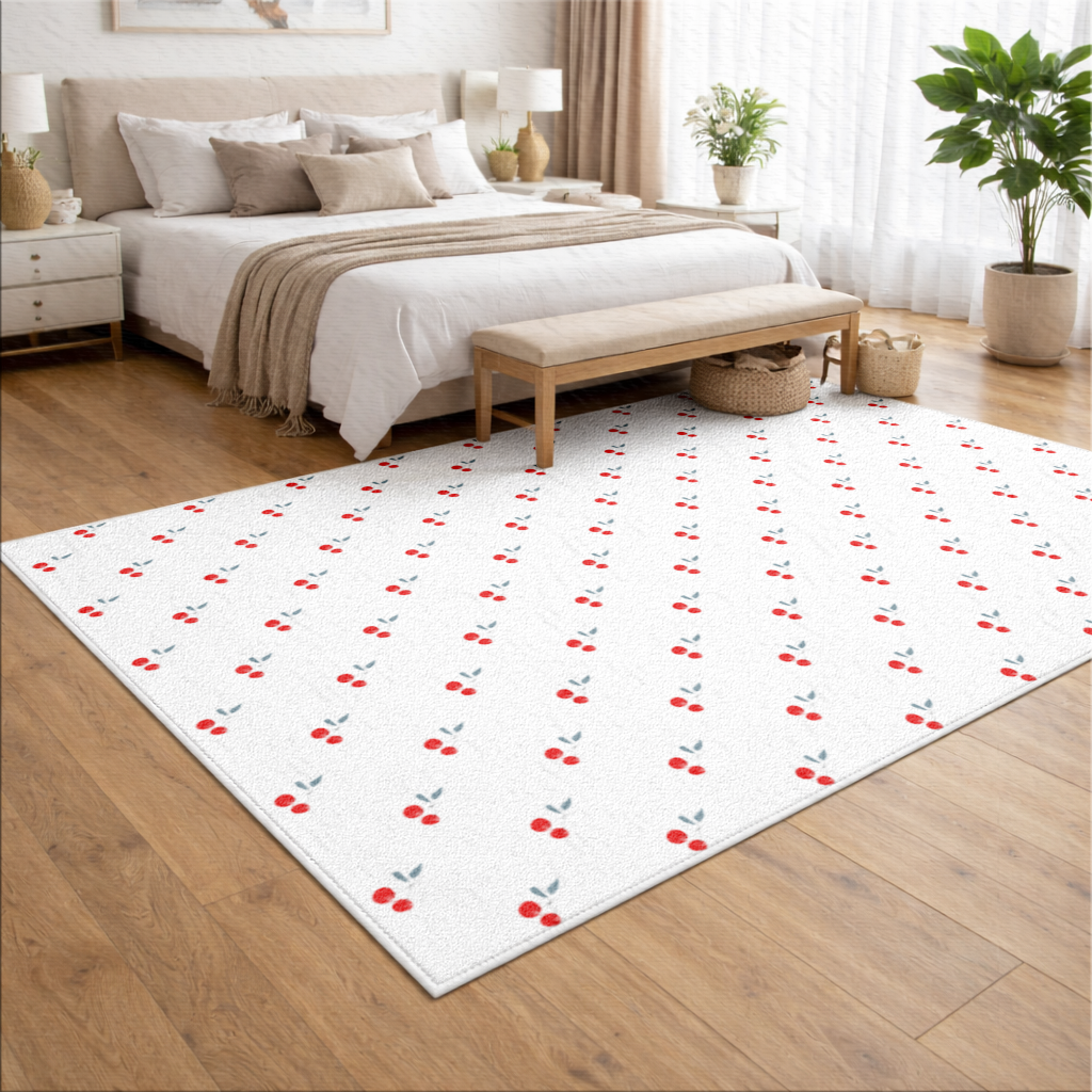 Minimal Cherry Repeat Pattern Background 