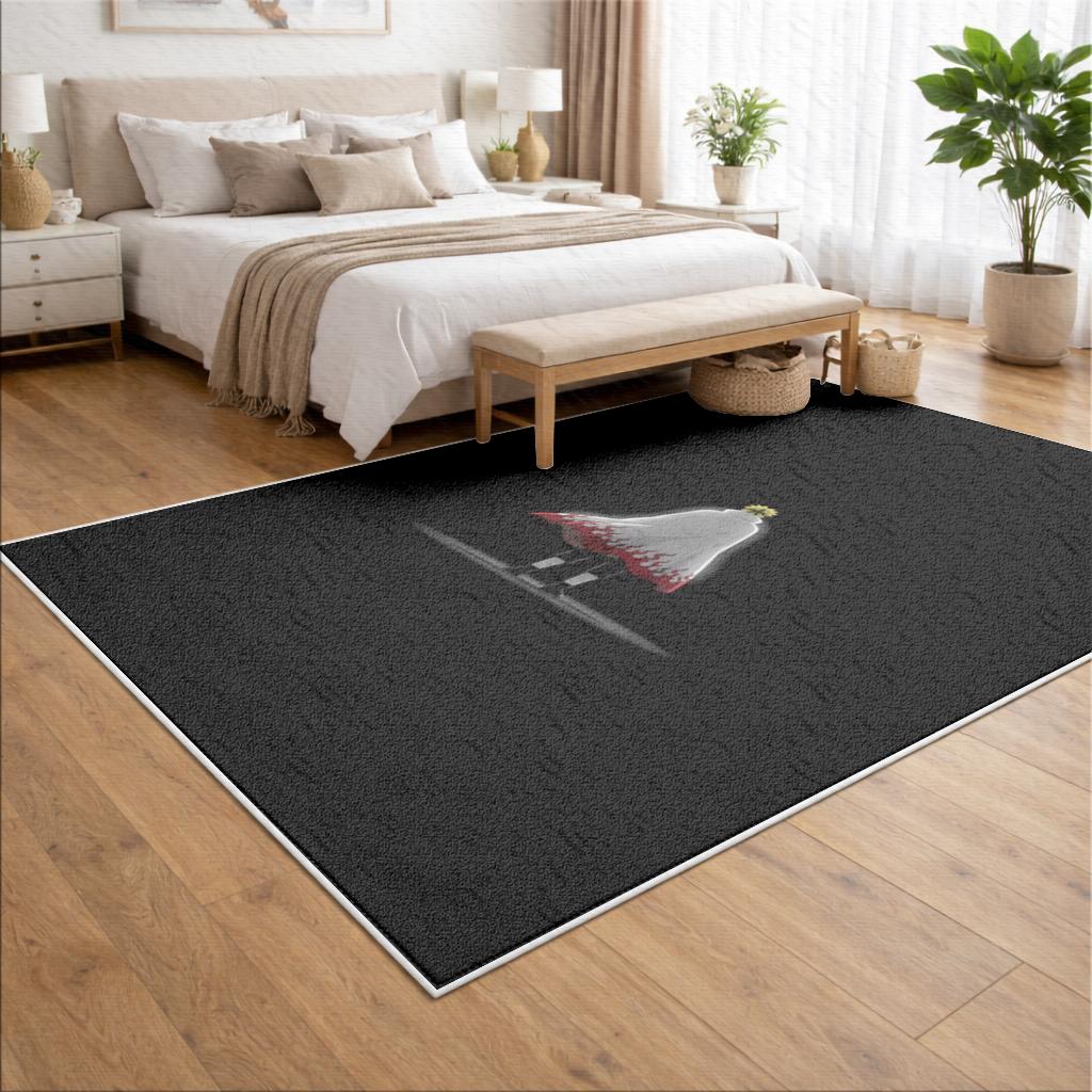 Power from Darkness Naruto Uzumaki Hokage Silhouette Living room carpet