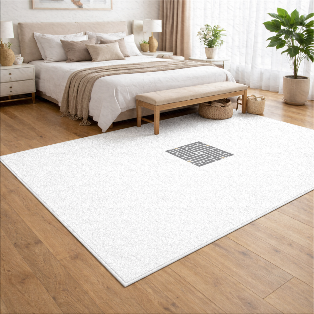 Kufi yazı stlinde Elif Salon Halısı