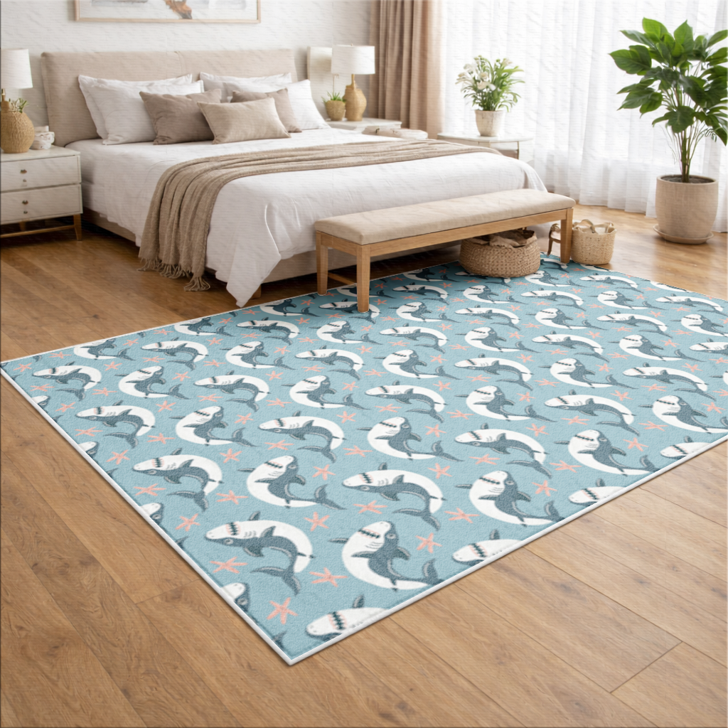 Smiling Shark Living room carpet