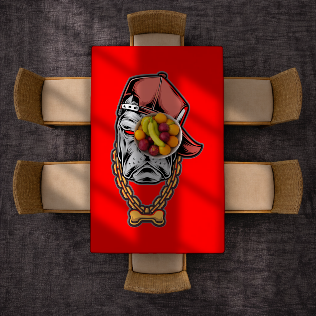 Hip Hop Style Gangster Dog Illustration 