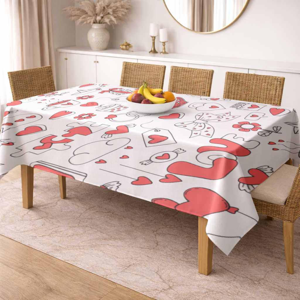 Valentines Day Doodle Love Heart Pattern Cute Design 