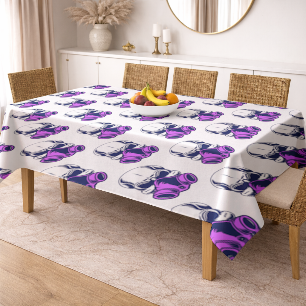 Skull with Gas Mask Illustration Modern and Edgy Design 