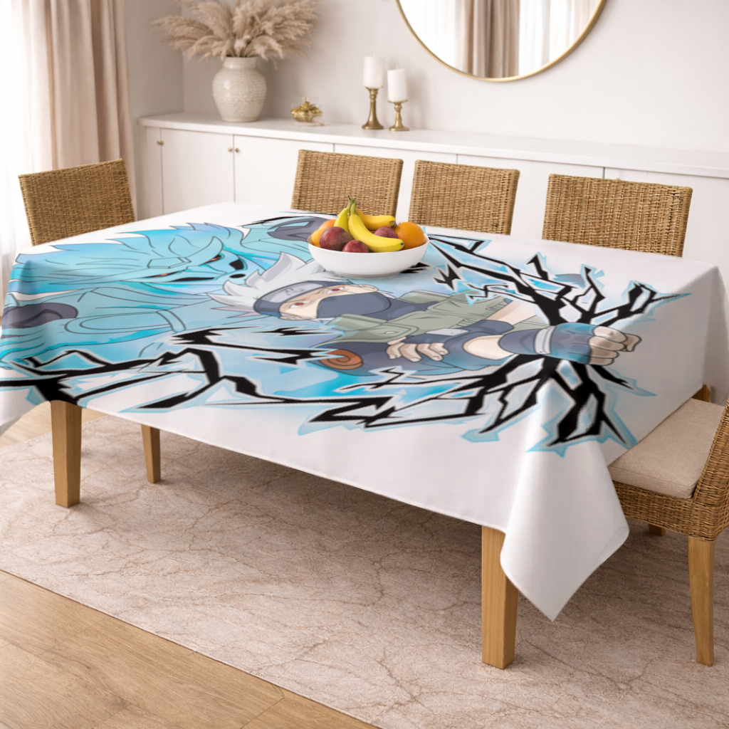 Kakashi Hatake  The Copy Ninja of the Leaf Rectangular Tablecloth