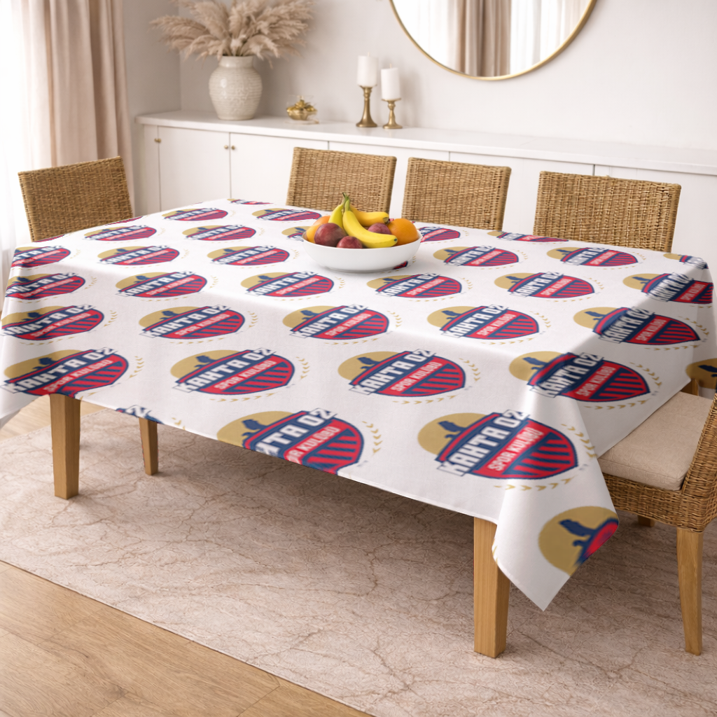 Kahta 02 Spor Kulübü Grid Rectangular Tablecloth