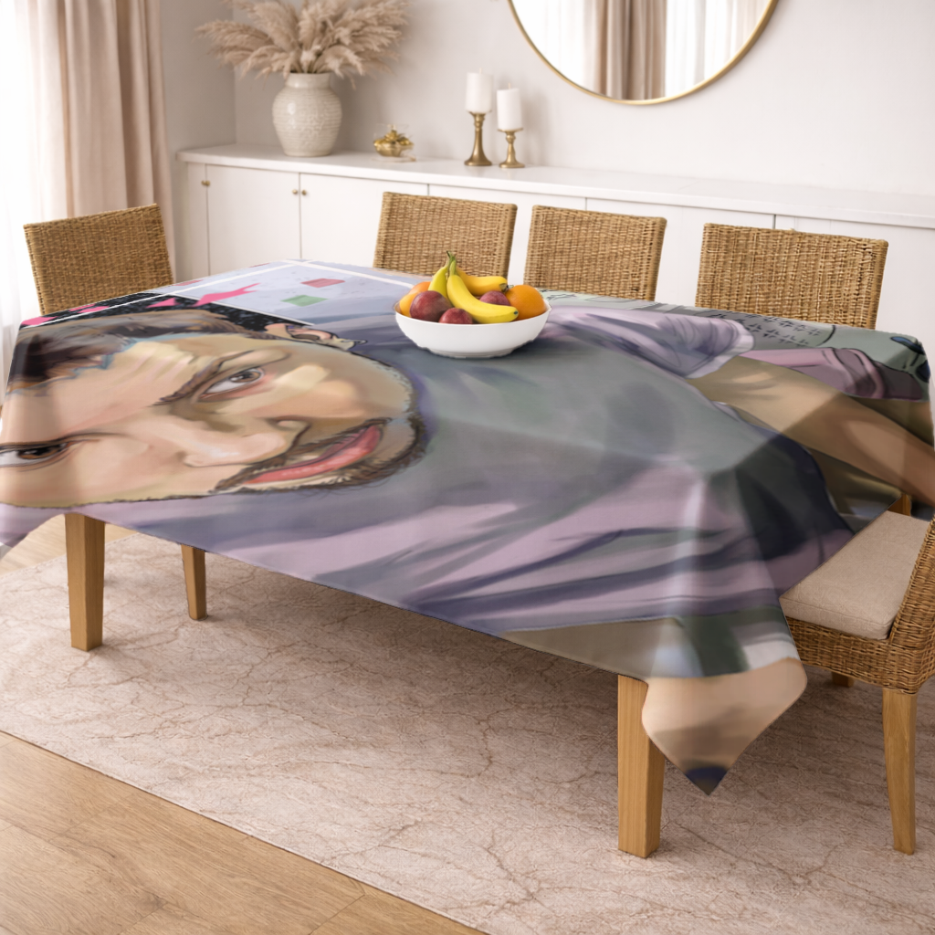 Toilet allegory Rectangular Tablecloth