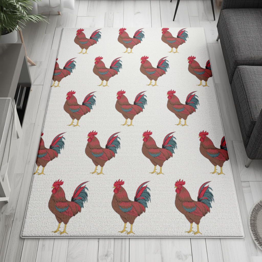 Wilson Lo Siento Retro Graphic Art Living room carpet